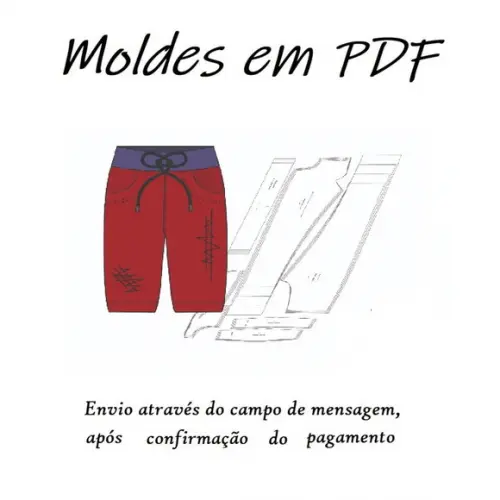 Molde Digital Modelagem De Calça Infantil Moletom