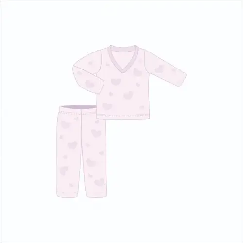 Molde Digital Modelagem de Pijama Feminino de Inverno Adulto