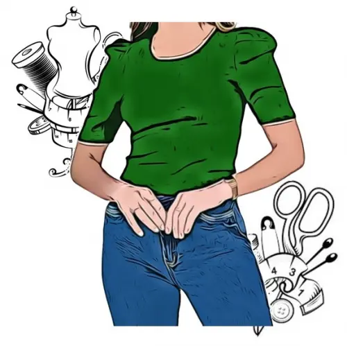Molde Digital pdf Blusa Manga Princesa P ao Xxg #156
