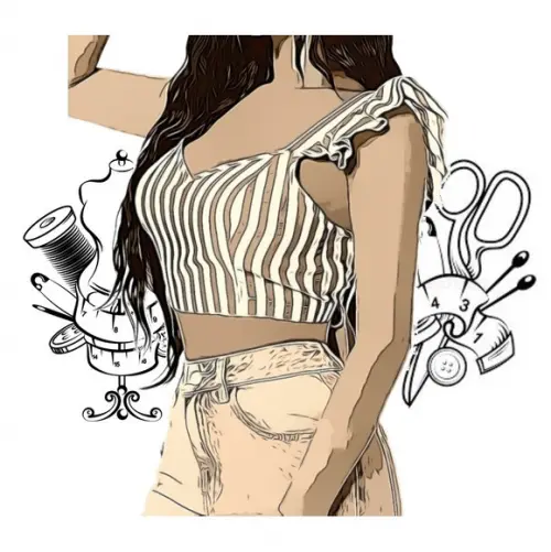 Molde Digital pdf Cropped Fem Adulto P ao Xxg #287