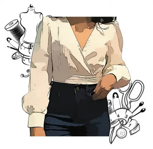 Molde Digital pdf Cropped Feminino Adulto Pp ao Gg #284