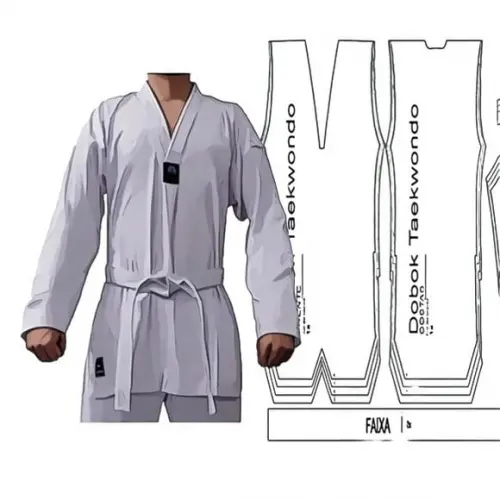 Molde Dobok Taekwondo P - Gg