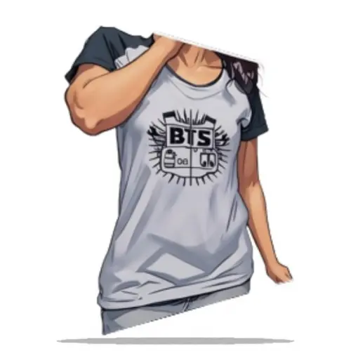 Molde em pdf de Babylook Raglan Feminina Adulto Pp ao Gg