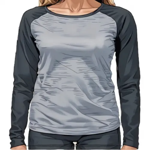 Molde em pdf de Babylook Raglan Plus Size m Longa Gg ao G5