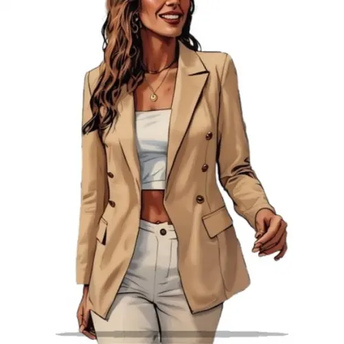 Molde em pdf de Blazer Feminino Blogueira Adulto do P ao Gg