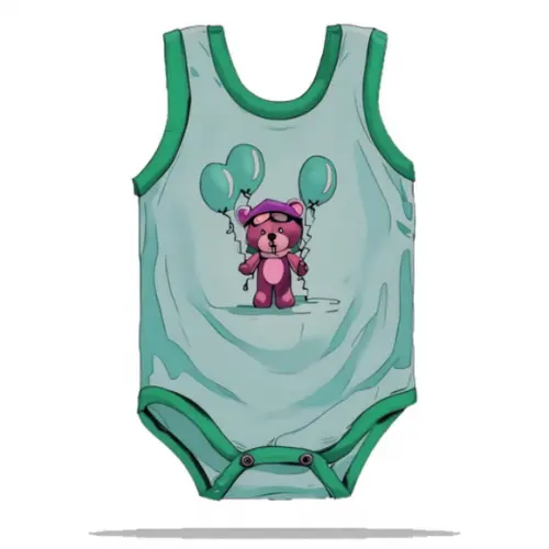 Molde em pdf de Body Regata Básico Unissex Pp ao Gg