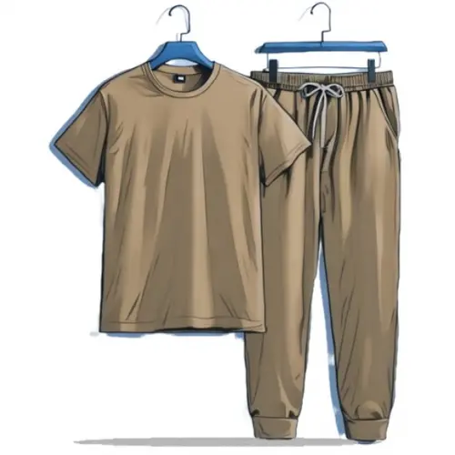 Molde em pdf de Calça e Camiseta Fitness Masc P ao Gg