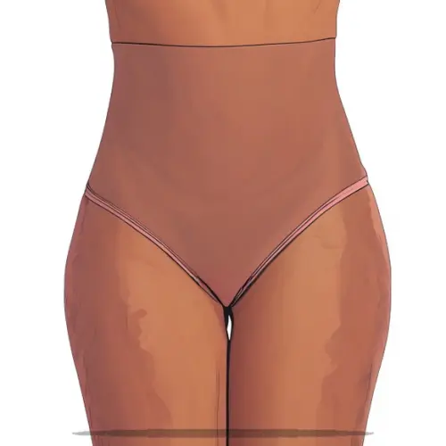 Molde em pdf de Calcinha Cintura Alta Modeladora do P ao Gg