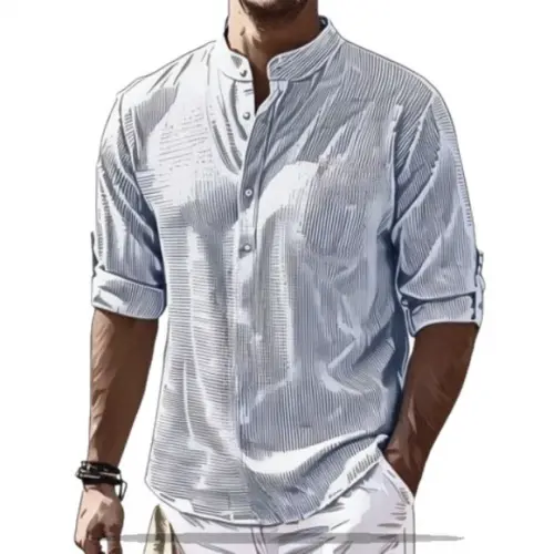 Molde em pdf de Camisa Masc Adulto Gola Padre P ao Xxg