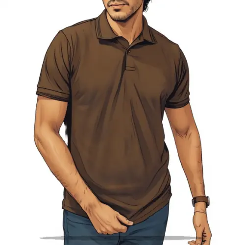 Molde em pdf de Camisa Polo Masc Trad do Pp ao Gg