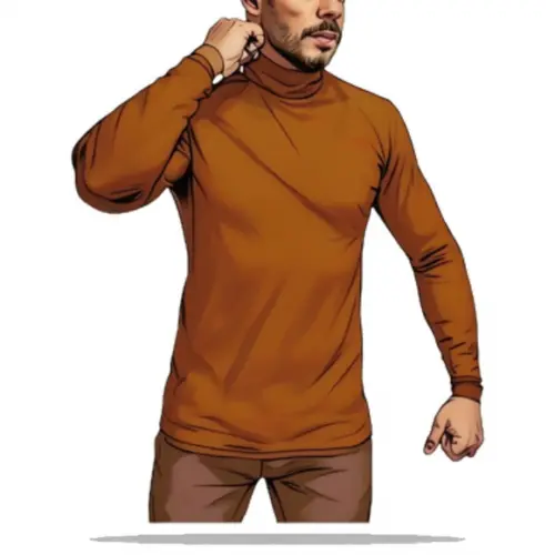 Molde em pdf de Camisa Termica Proteção Uv Gola Alta P - Xxg