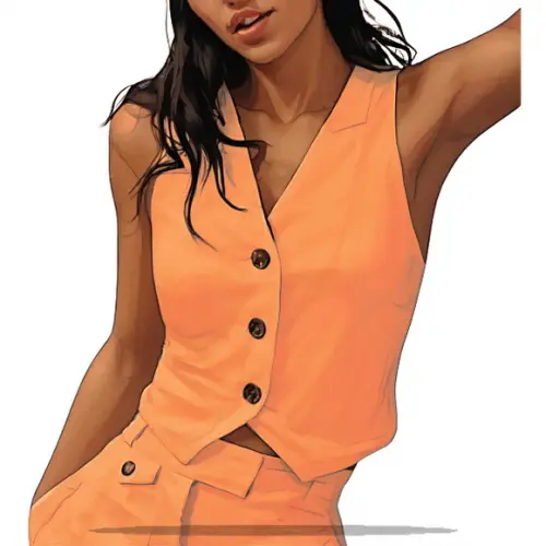 Molde em pdf de Colete Feminino Alfaiataria P ao Gg