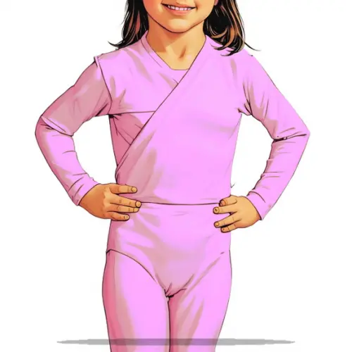 Molde em pdf de Casaquinho Ballet Transpassado Inf 2 ao 14