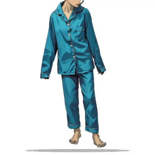 Molde em pdf de Pijama Americano Inverno Inf 2 a 12 Anos