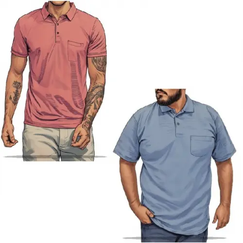 Molde em pdf de Polo Trad e Plus Size Masc Adulto Pp ao G5