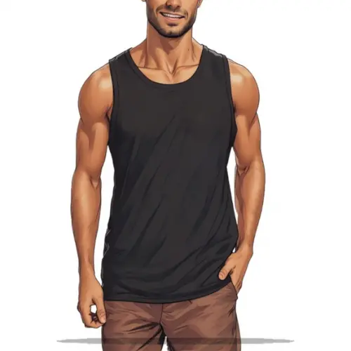 Molde em pdf de Regata Masculina Tradicional do Pp ao Xg