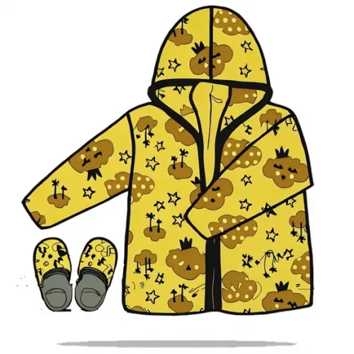 Molde em pdf de Roupão Bebê e Inf com Pantufa Rn a 8 Anos