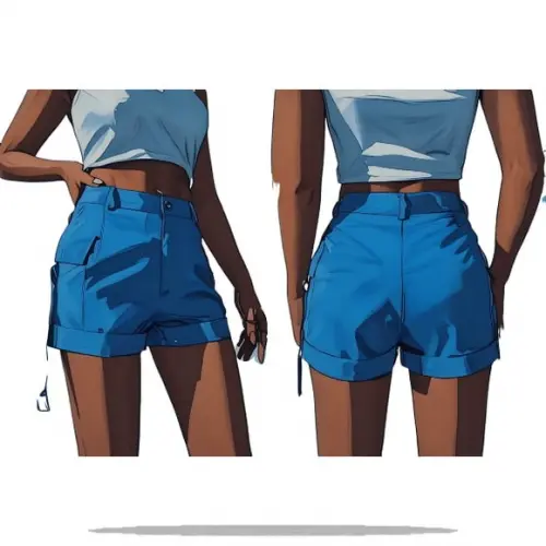 Molde em pdf de Short Cargo Feminino do P ao Xg