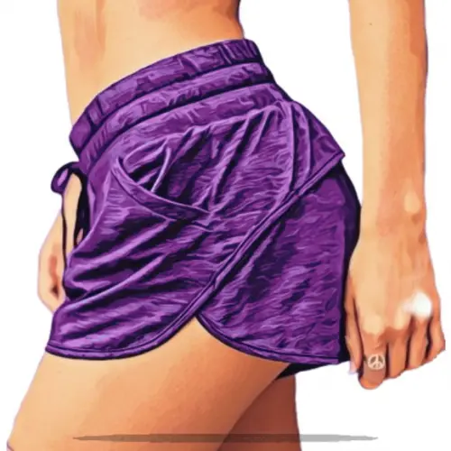 Molde em pdf de Short Feminino Fitness Praia Academia Pp-xg