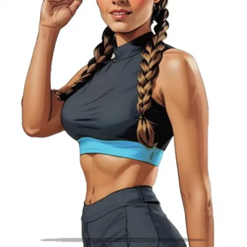 Molde em pdf de Top Fitness Alice do P ao Gg