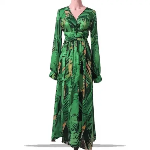 Molde em pdf de Vestido com Decote em V do P ao Gg