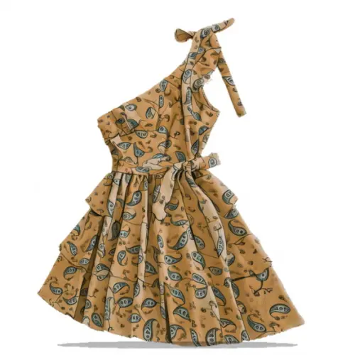 Molde em pdf de Vestido Fem Adulto Alça Nula P ao Gg