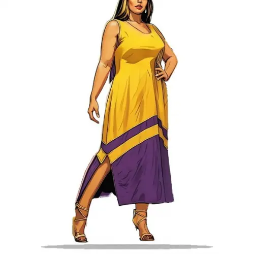 Molde em pdf de Vestido Longo Regata Lindo do P ao Xxg