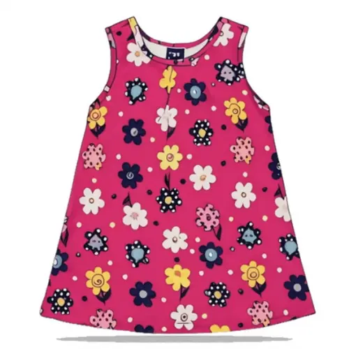 Molde em pdf de Vestido Regata Bebe 3 Meses a 2 Anos
