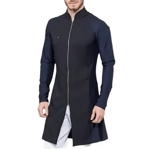 Molde Jaleco Masculino Slim com Ziper Pp ao Xg
