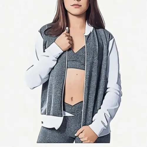 Molde Jaqueta Bomber Moletom Feminina Pp ao Gg