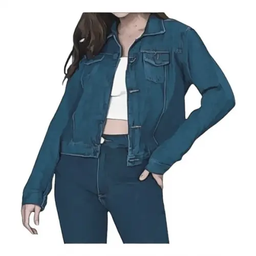 Molde Jaqueta Jeans Feminina P ao Xxg