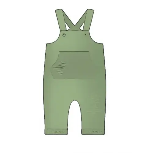 Molde Jardineira Infantil com Bolso Canguru 2 ao 14