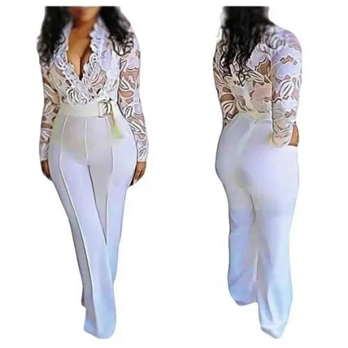Molde Macacão em Renda Elegante Fem P ao Gg #50