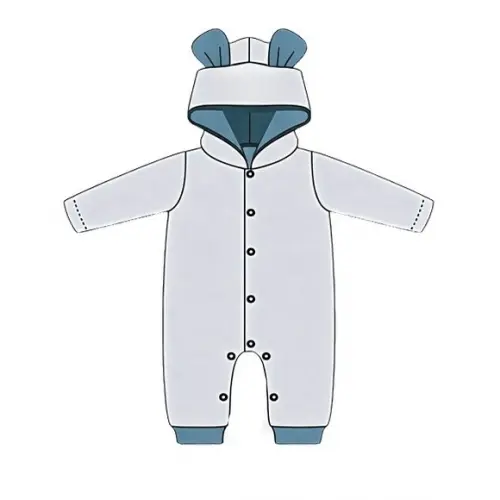 Molde Macacão Simples Infantil