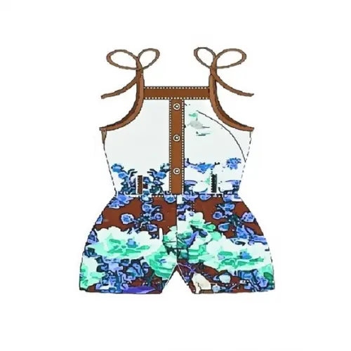 Molde Macaquinho de Alça Feminino Infantil