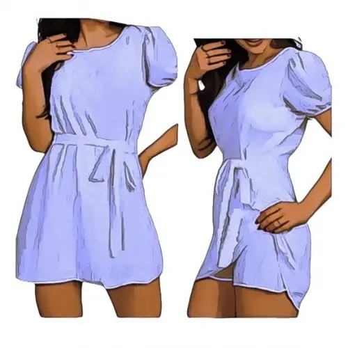 Molde Macaquinho Vestido Manga Curta Short Saia P ao Gg