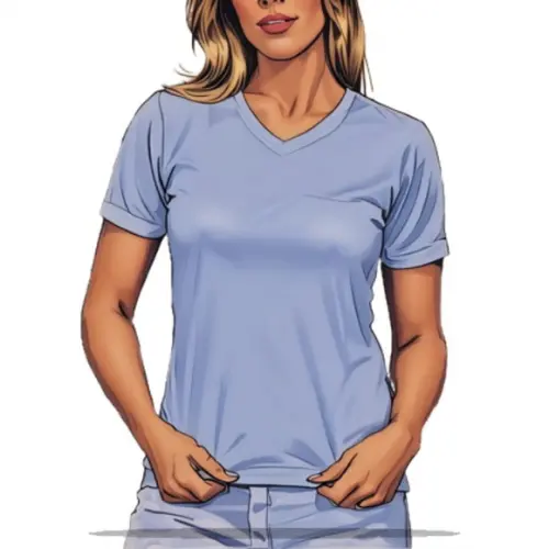 Molde Modelagem Baby Look Gola V Fem Blusinha do Pp ao Gg