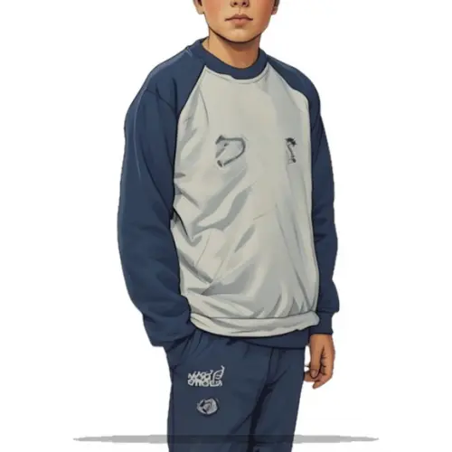 Molde Modelagem Blusa Agasalho Moletom Raglan Inf 2 ao 14