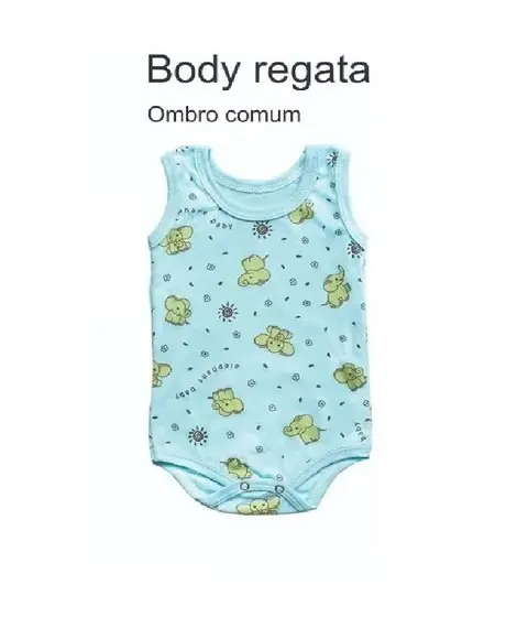 Molde Modelagem Body Bebê Regata Básico