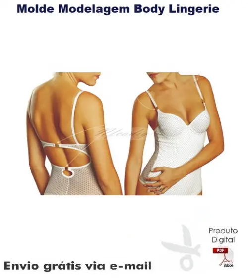 Molde Modelagem Body Lingerie ref 59