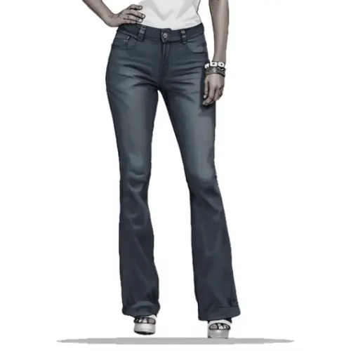 Molde Modelagem Calça Jeans Fem Adulto Boca Larga 36 ao 48