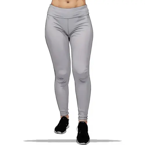 Molde Modelagem Calça Legging Fem sem Costura Lateral P - Gg