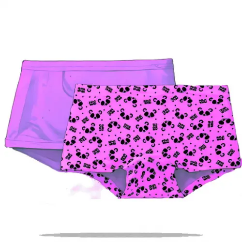 Molde Modelagem Calcinha Box Boxer Inf de 2 a 14 Anos