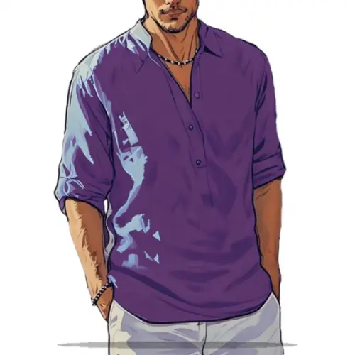 Molde Modelagem Camisa Gola Padre Masc Adulto do P ao Xxg