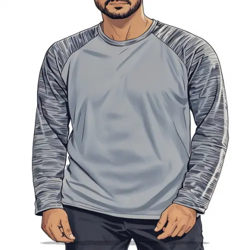 Molde Modelagem Camiseta Masc Raglan m Longa Plus Size Gg-g5
