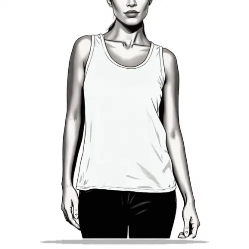 Molde Modelagem Camiseta Regata Feminina Adulto P ao Xxg