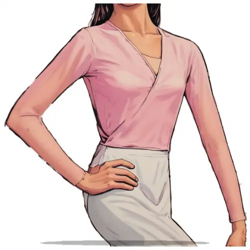 Molde Modelagem Casaquinho Ballet Transpassado Inf 2 ao 14