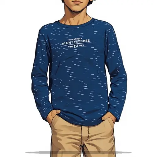 Molde Modelagem Camiseta Infantil Gola Careca Manga Longa