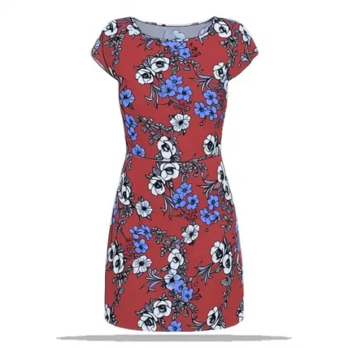 Molde Modelagem de Vestido Evasê Helanca em pdf Pp ao Gg
