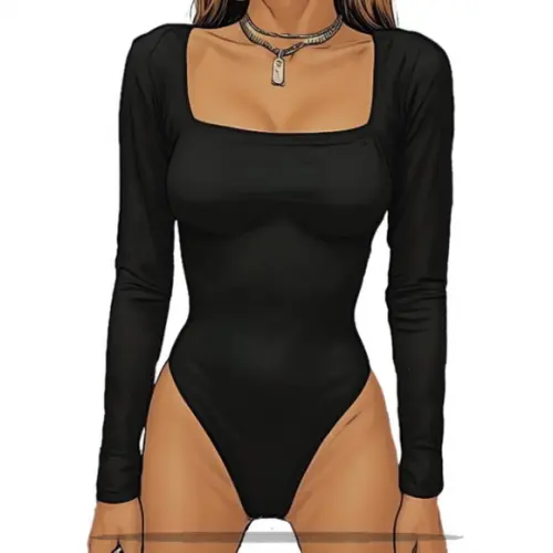 Molde Modelagem em pdf Body Manga Longa Decote Quad P ao Xxg